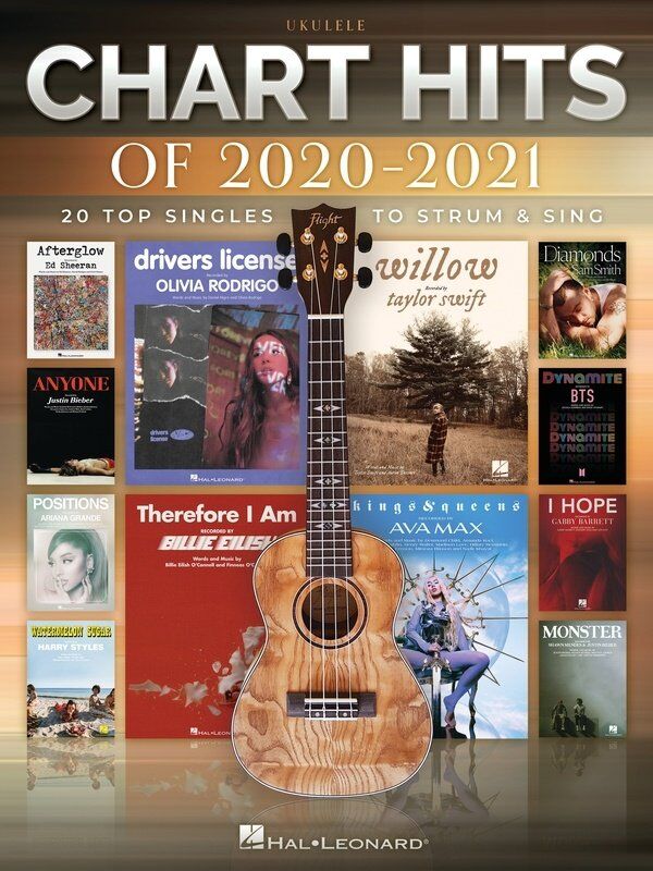 Chart Hits of 2020-2021 for Ukulele Songbook
