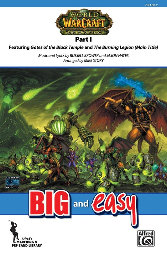 World of Warcraft Part I Concert Band Sheet Music Grade 2