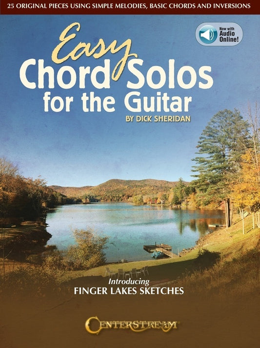 Easy Chord Solos For The Guitar Tab Book/Online Audio