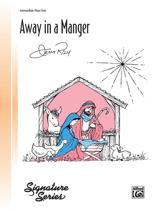 Away in a Manger Piano Sheet Music Level 4/5