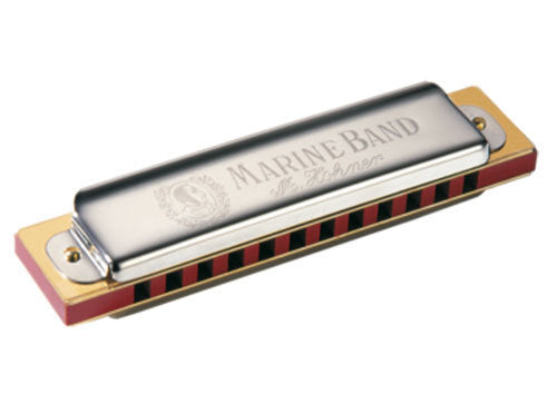 Hohner Marine Band 364/24 Harmonica Key of C with Extended Tonal Range and Pearwood Comb