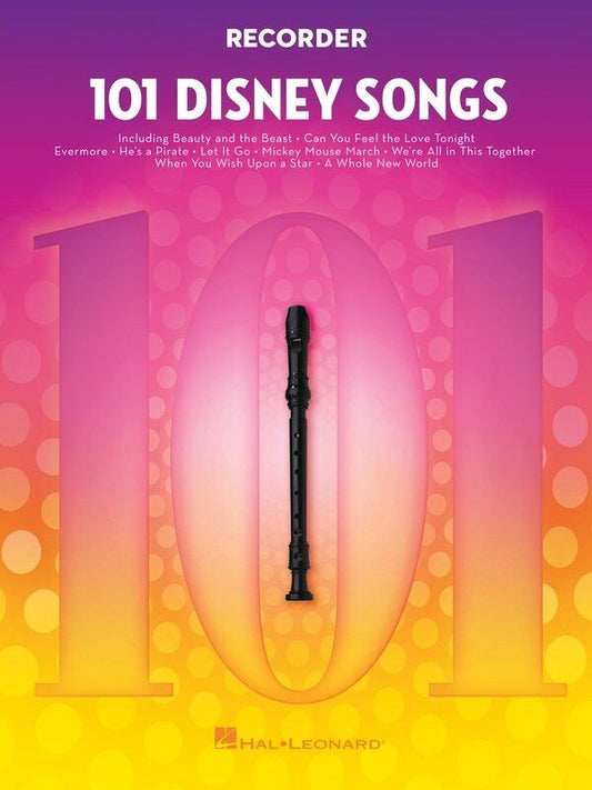 101 Disney Songs for Recorder by Hal Leonard