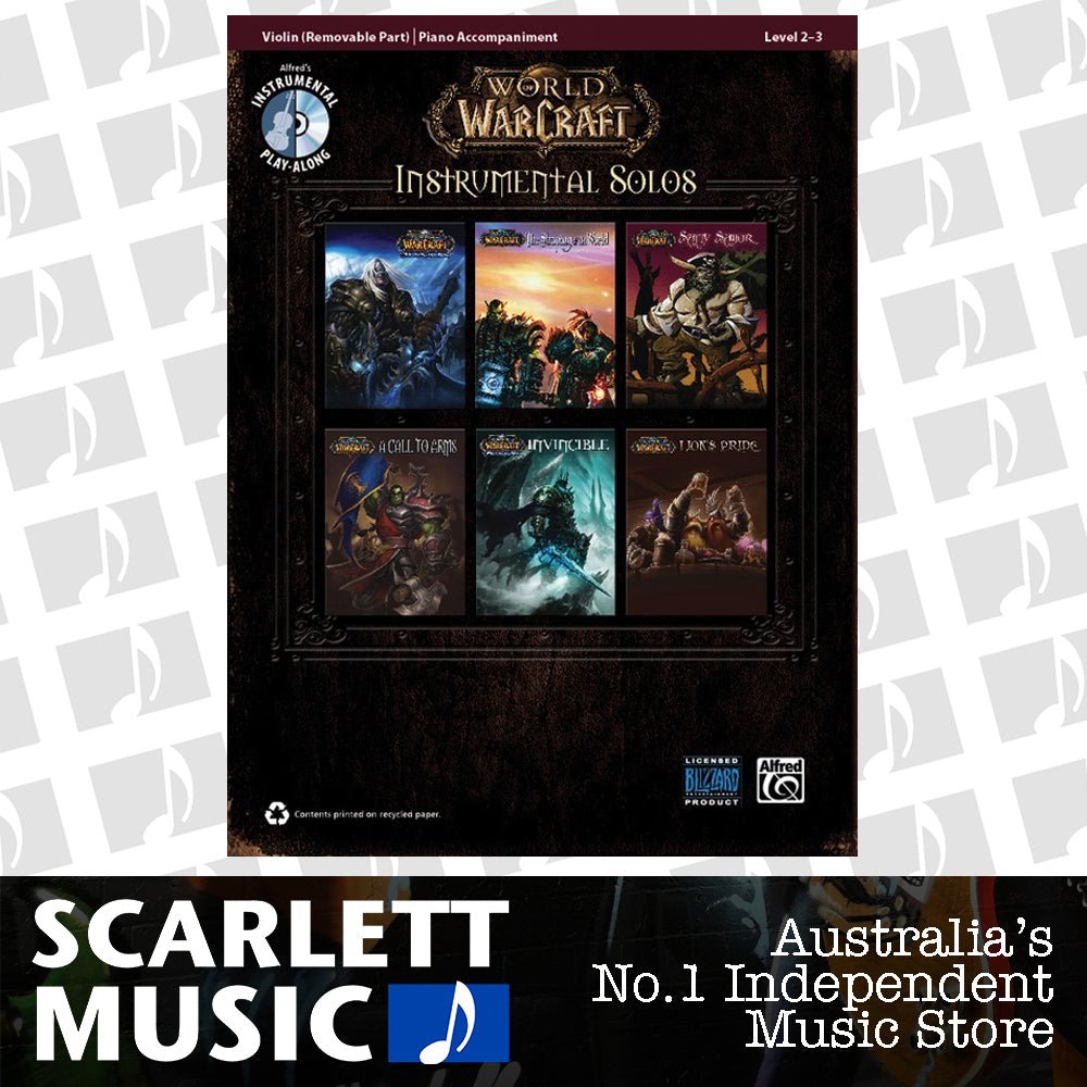 World of Warcraft Instrumental Solos Violin Book/ CD — view 2