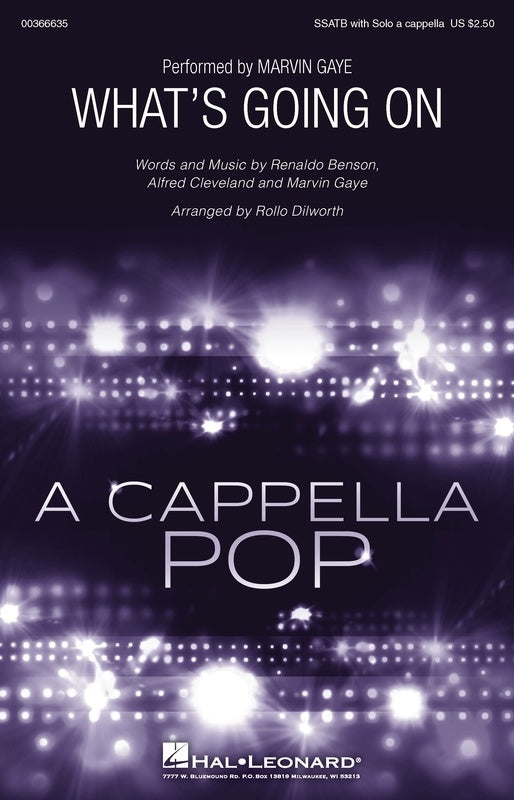Whats Going On SSAtb/Solo A Cappella