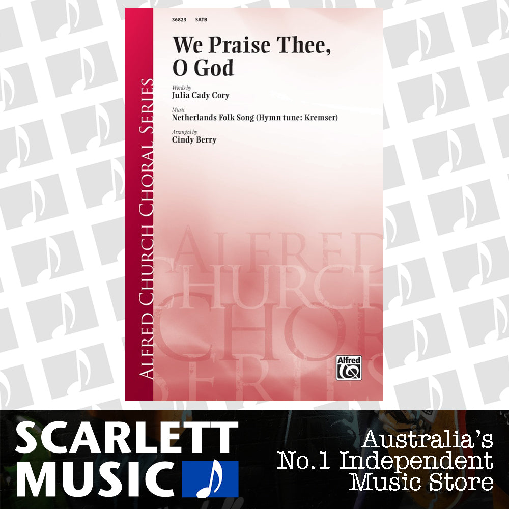 We Praise Thee O God SATB Choral Sheet Music — view 2