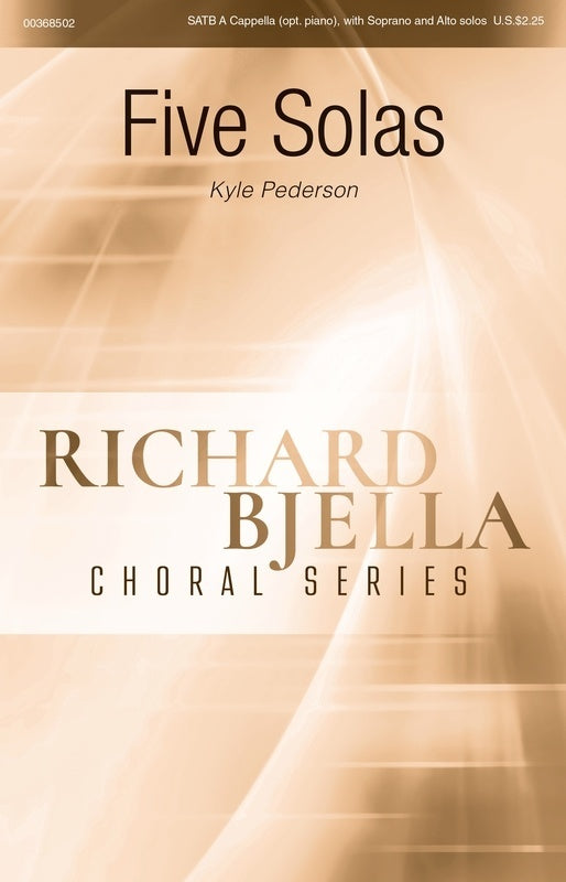 Five Solas SATB A Cappella/Opt Piano