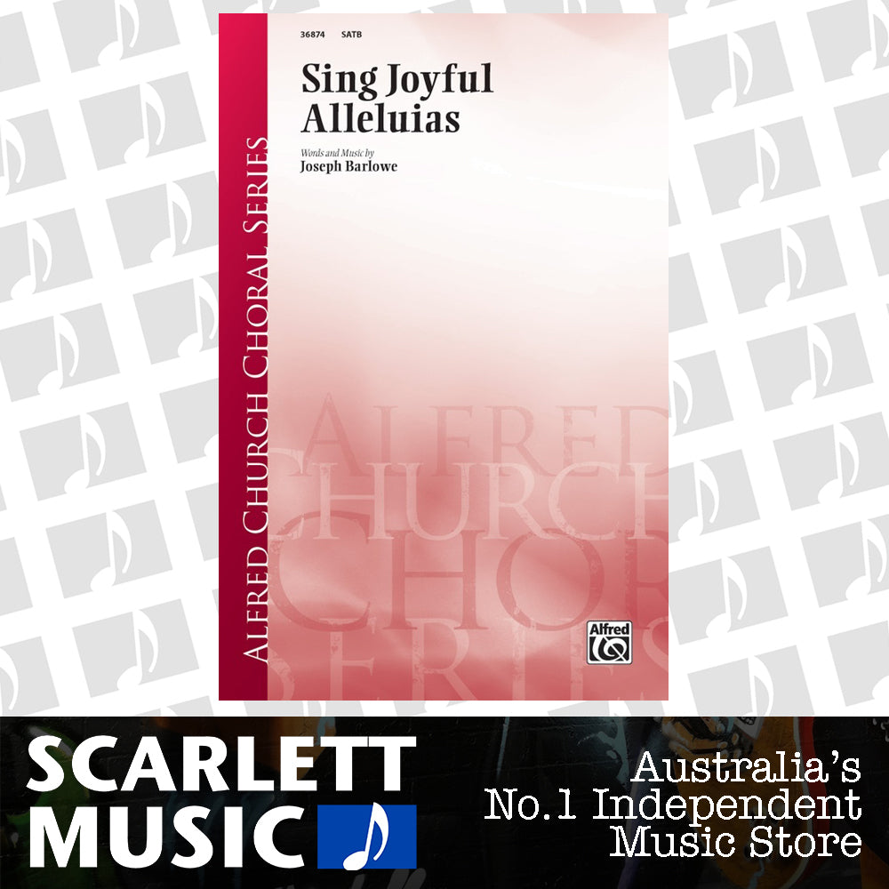 Sing Joyful Alleluias SATB Choral Sheet Music — view 2
