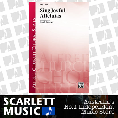 Sing Joyful Alleluias SATB Choral Sheet Music — view 2