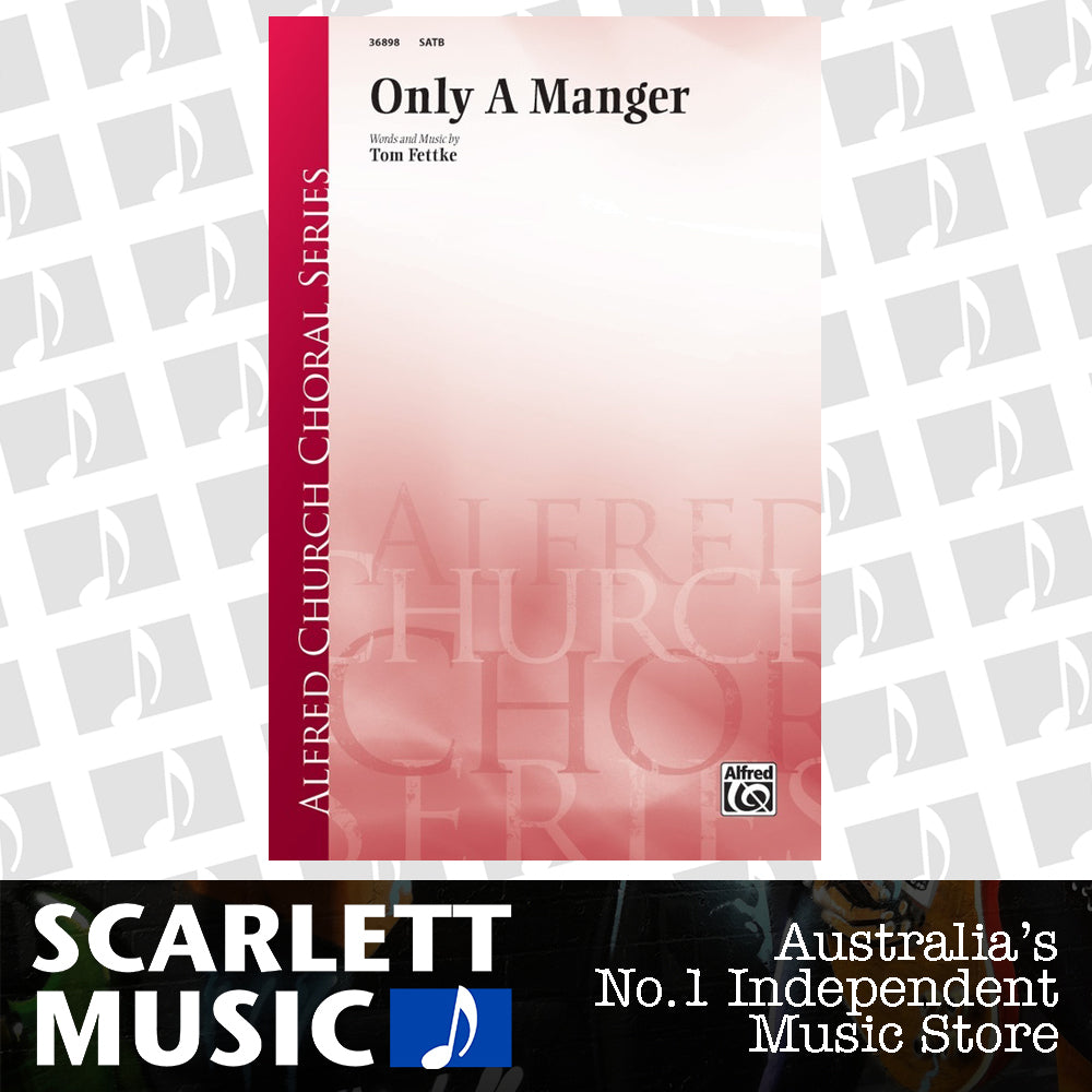 Only A Manger SATB — view 2