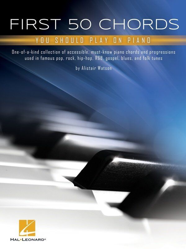 First 50 Chords You Should Play on Piano by Hal Leonard, 64 Pages, Piano Solo