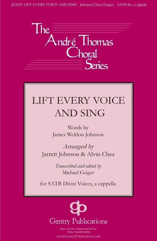Lift Every Voice And Sing Satb Divisi A Cappella Octavo