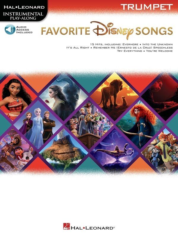 Favorite Disney Songs for Trumpet Book with Online Audio Access