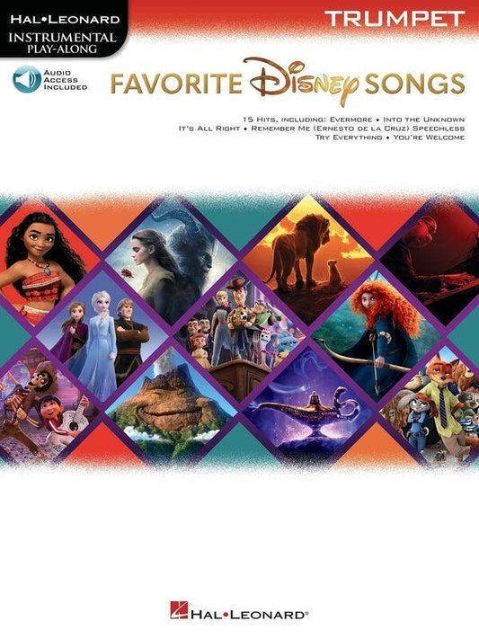 Favorite Disney Songs for Trumpet Book with Online Audio Access