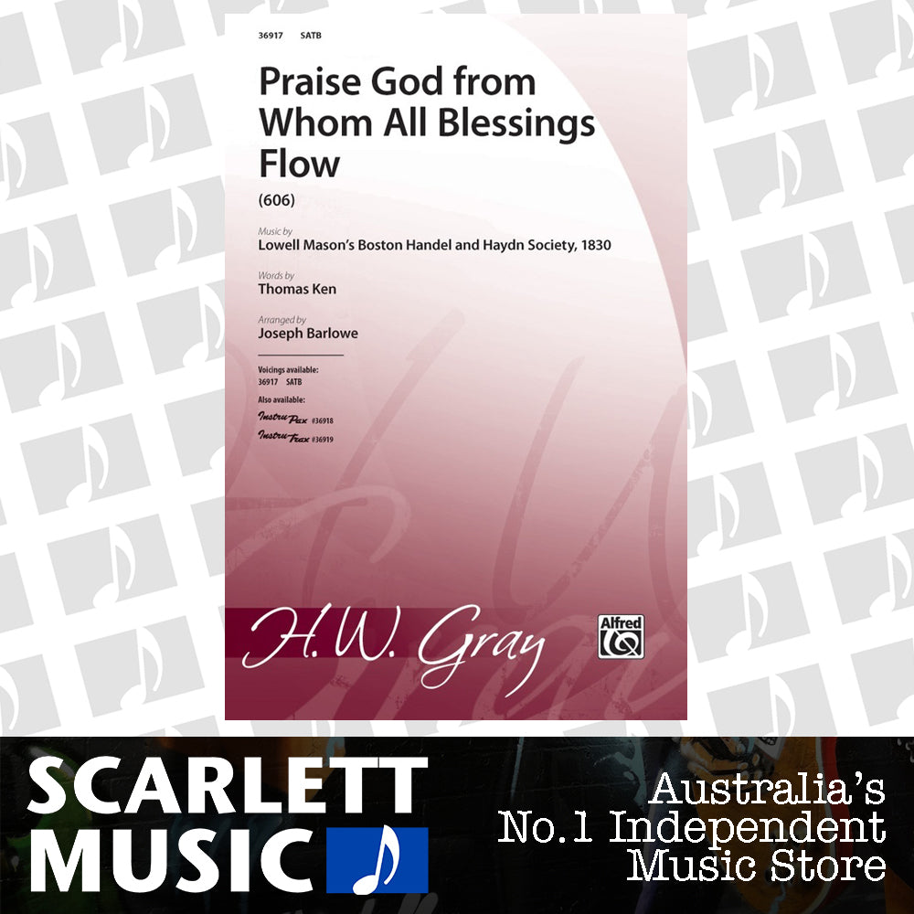 Praise God From Whom All Blessings Flow SATB — view 2