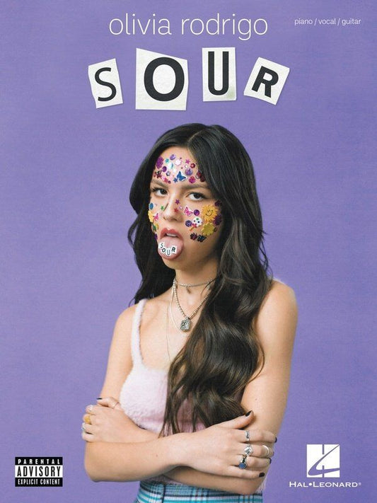 Olivia Rodrigo - Sour Songbook for Piano, Vocal & Guitar, 72 Pages, Includes "Drivers License" and 10 More Songs