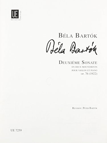 Sonata No 2 Violin Piano (Softcover Book)