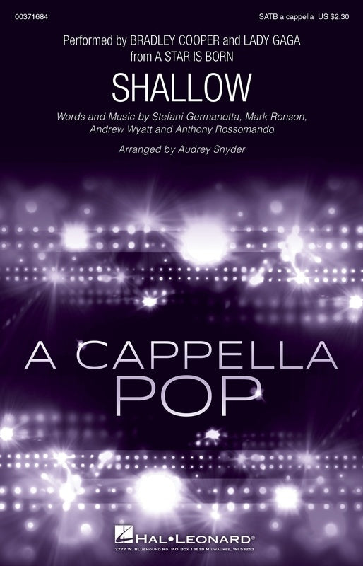 Shallow Satb A Cappella Octavo