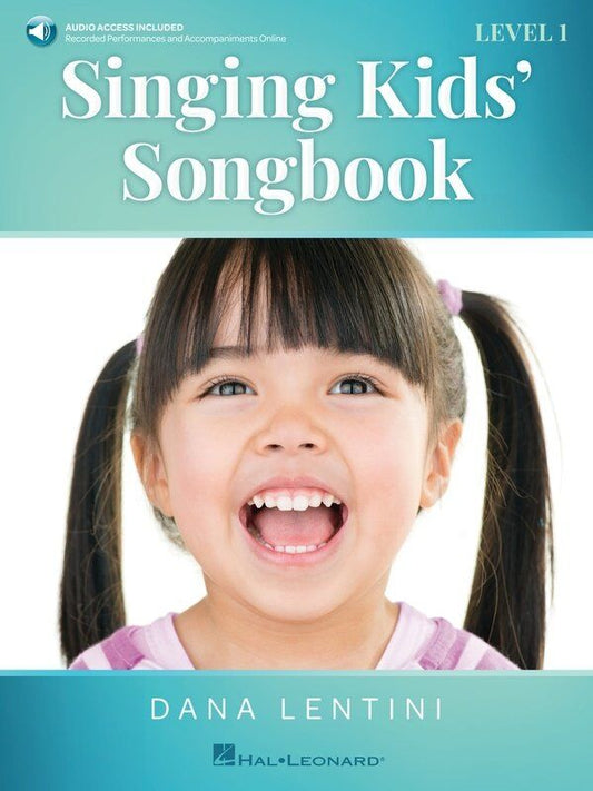 Singing Kids' Songbook Level 1 by Hal Leonard - 108 Pages, Piano, Vocal Lead Sheet, Activity Pages, Online Recordings
