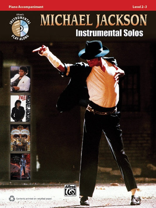 Michael Jackson Instrumental Solos Piano Acc Book/CD