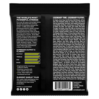Ernie Ball Regular Slinky Cobalt Electric Guitar Strings 3 Pieces Pack, 10-46 Gauge — view 2