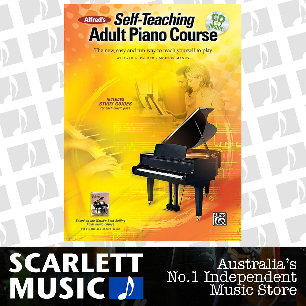 Alfred's Self-Teaching Adult Piano Course Book and Online Audio/Video — view 2