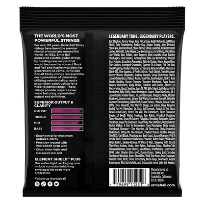 Ernie Ball Super Slinky Cobalt Electric Guitar Strings 3-Pack 9-42 — view 2