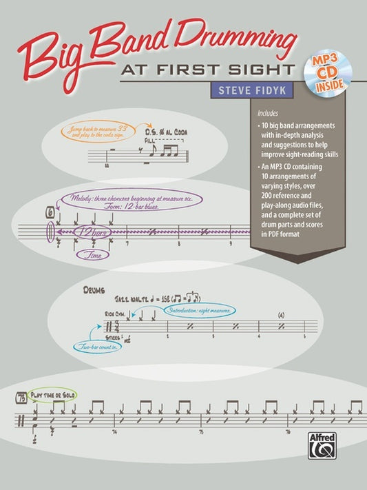 Big Band Drumming at First Sight Book and CD