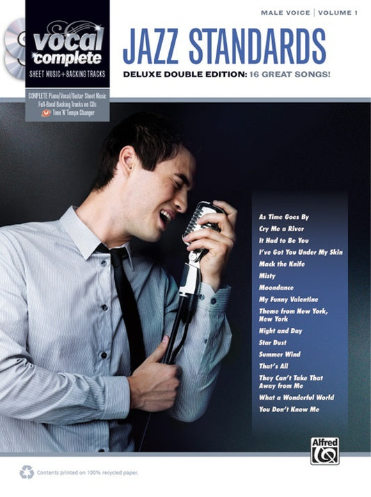 Male Voice Jazz Standards Book/2CDs