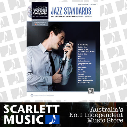 Male Voice Jazz Standards Book/2CDs — view 2