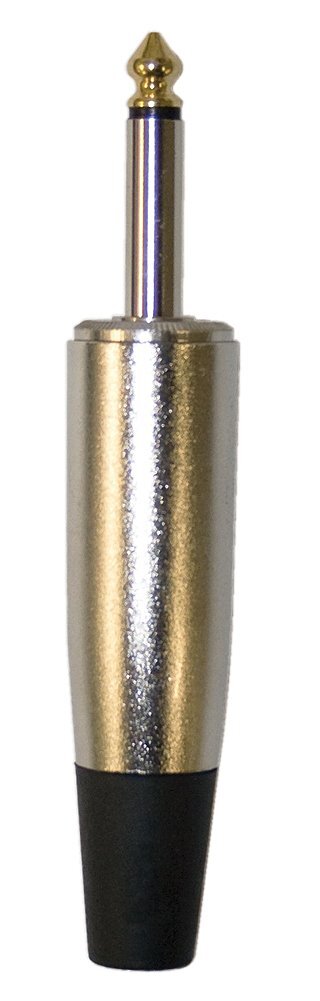 AMS 3731 6.3mm Jack Plug Mono Nickel Xtra Large Body
