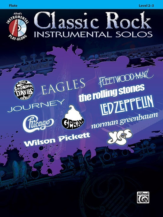Classic Rock Instrumental Solos Flute Book/CD