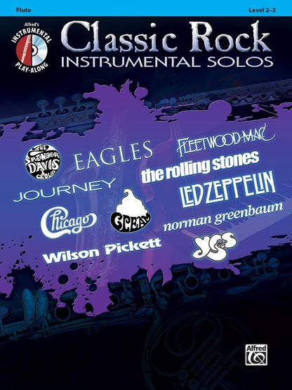 Classic Rock Instrumental Solos Flute Book/CD