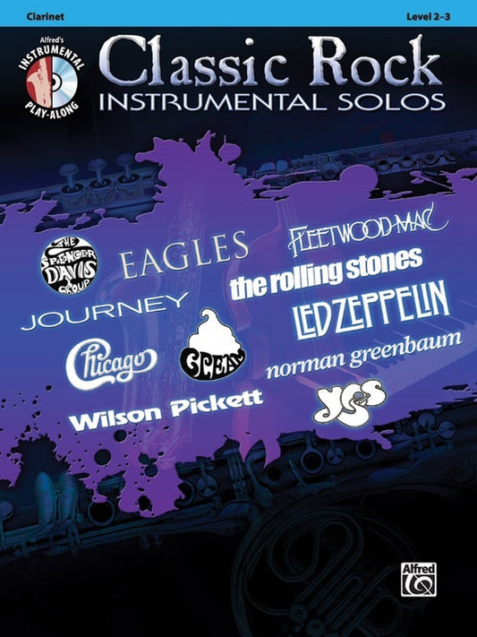 Classic Rock Instrumental Solos Clarinet Book/CD