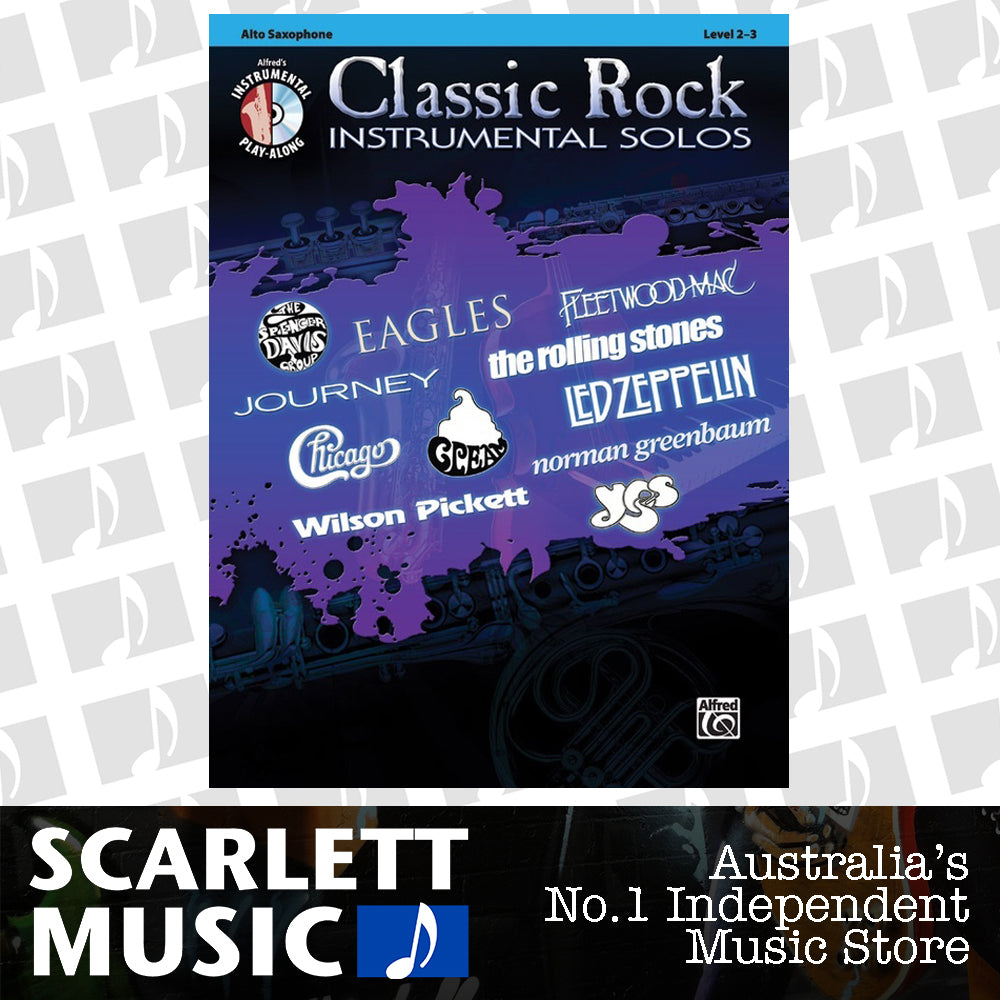 Classic Rock Instrumental Solos Asax Book/CD — view 2