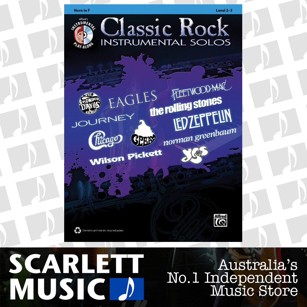 Classic Rock Instrumental Solos Horn Book/CD — view 2