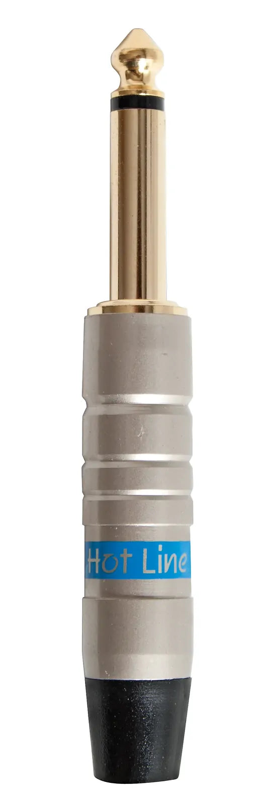 Hot Line 6.3MM Jack Plug Mono Chrome Straight