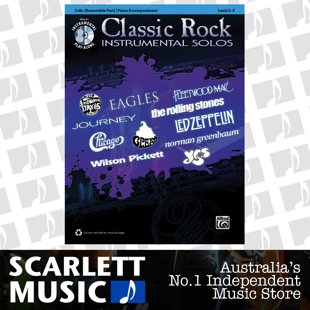 Classic Rock Instrumental Solos Cello Book/CD — view 2