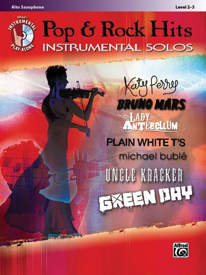 Pop & Rock Hits Inst Solos A/Sax Book/CD