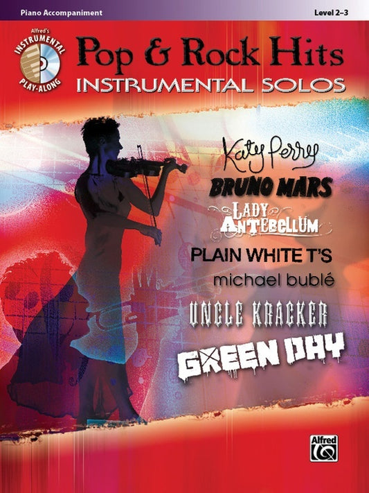 Pop & Rock Hits Inst Solos Piano Book/CD