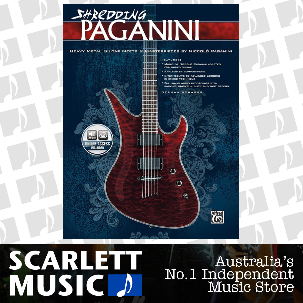 Shredding Paganini Book CD — view 2