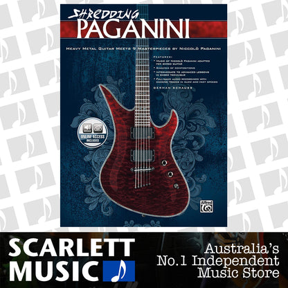 Shredding Paganini Book CD — view 2