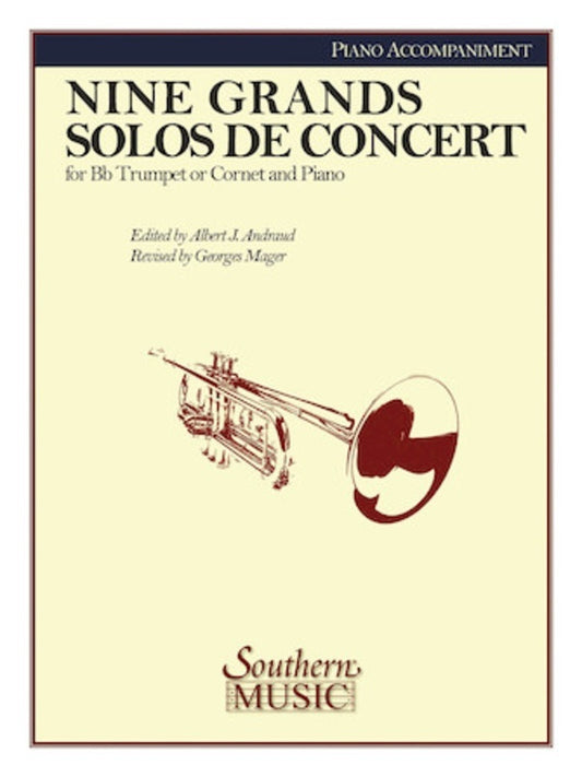 9 Grand Solos De Concert For Trumpet Piano Accomp (Pod)