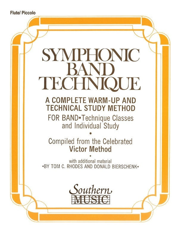 Symphonic Band Technique Flute / Piccolo (Softcover Book)