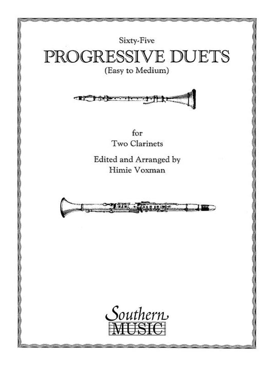 Progressive Duets For Two Clarinets 65 (Softcover Book)
