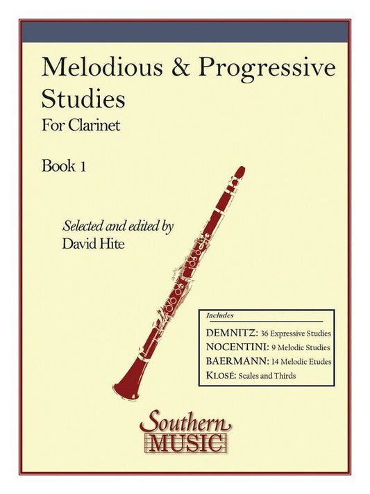 Melodious and Progressive Studies Book 1 for Clarinet