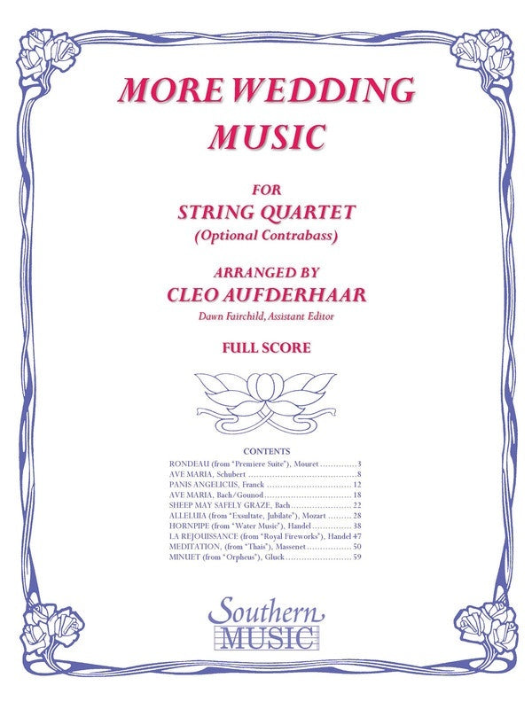 More Wedding Music Score