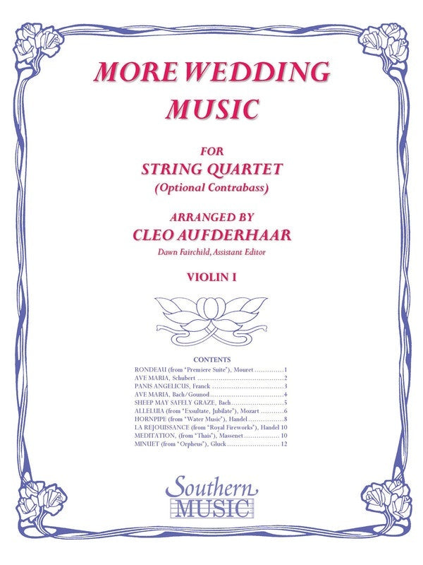 More Wedding Music Violin 1 Part (Softcover Book)