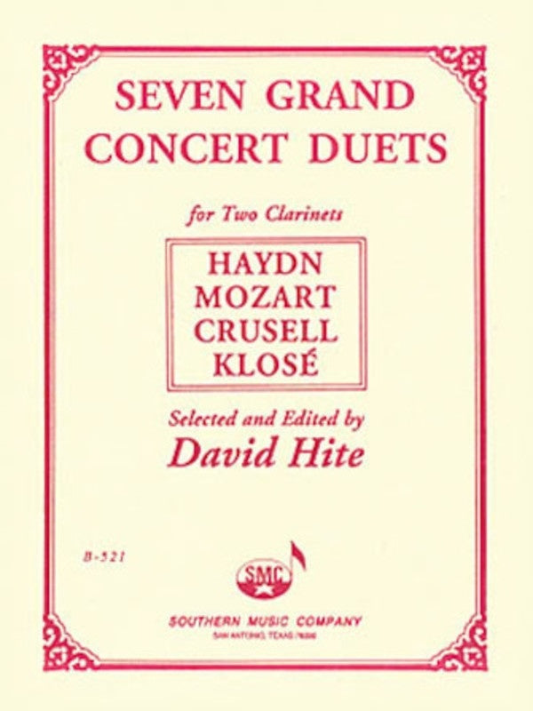 2 Grand Concert Duets For 2 Clarinets (Pod)