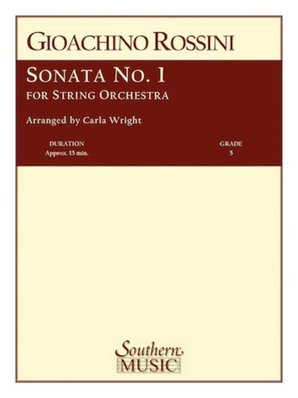Rossini - Sonata No 1 So5 Sc/Pts Score/Parts
