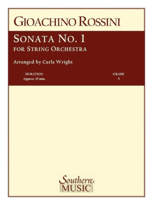 Rossini - Sonata No 1 So5 Sc/Pts Score/Parts
